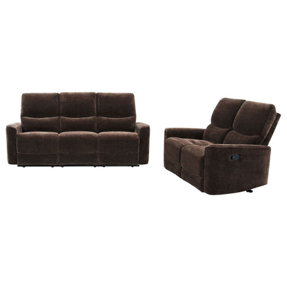 Trask - Reclining Sofa Set Furniture Max