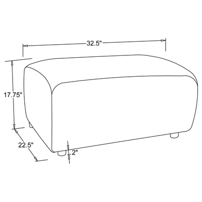 Storie - Upholstered Ottoman Furniture Max