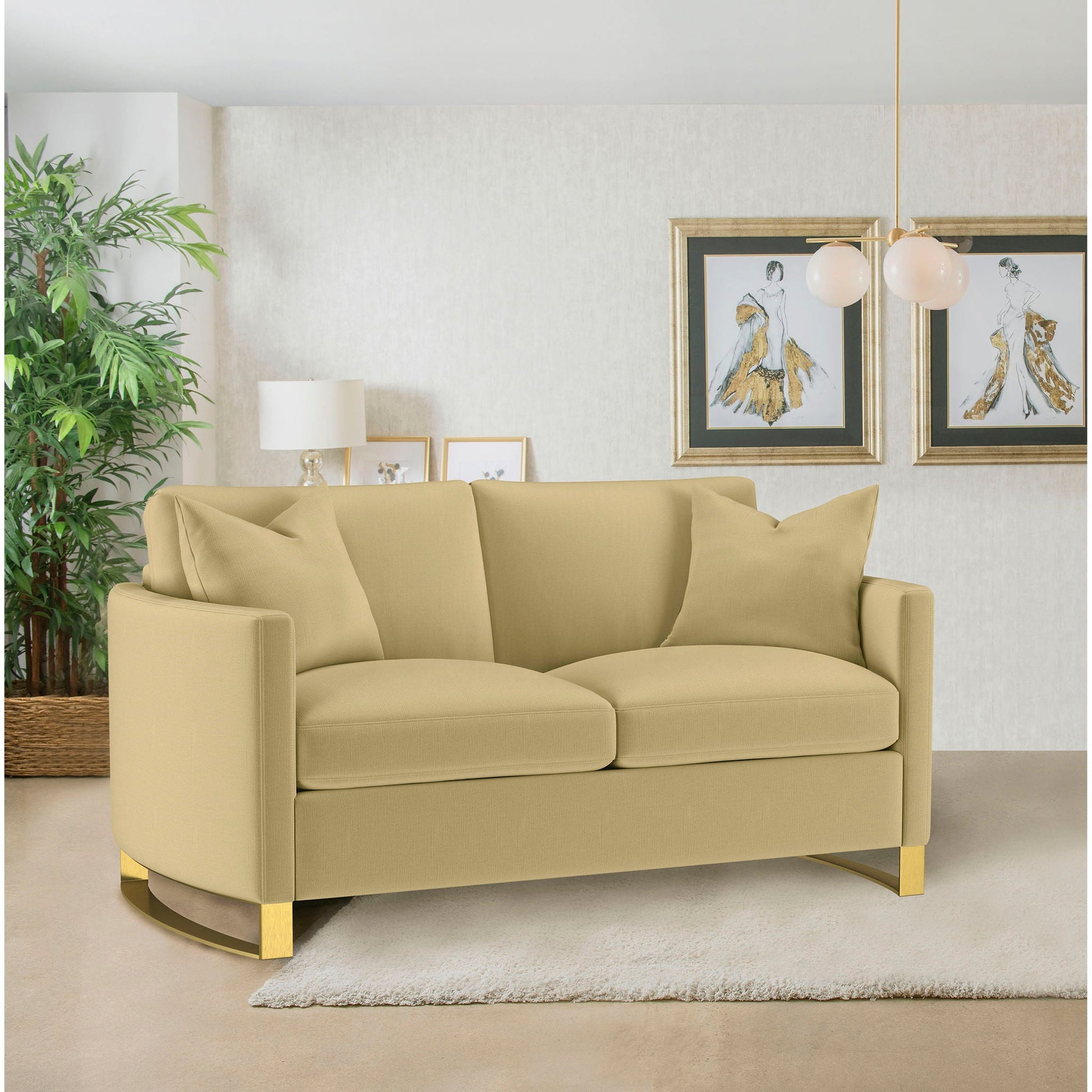 Whittier - Loveseat - Camel Furniture Max
