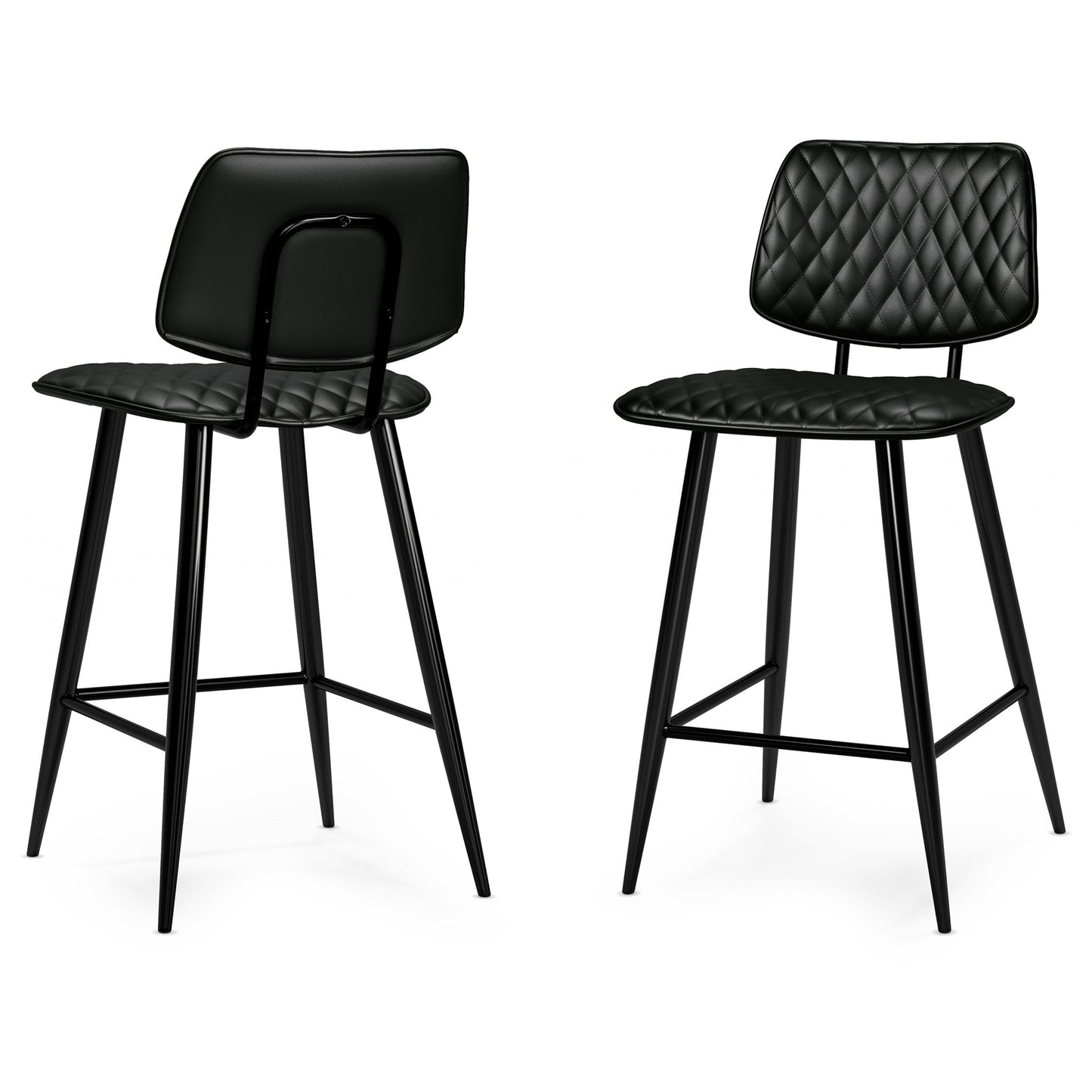 Raya - Upholstered Counter Height Stool (Set of 2) Simpli-Home
