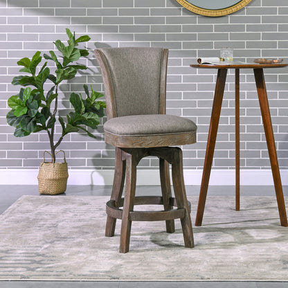 Henry - Armless Swivel Counter Height Bar Stool Jennifer Taylor Home