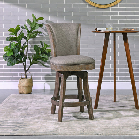Henry - Armless Swivel Counter Height Bar Stool Jennifer Taylor Home