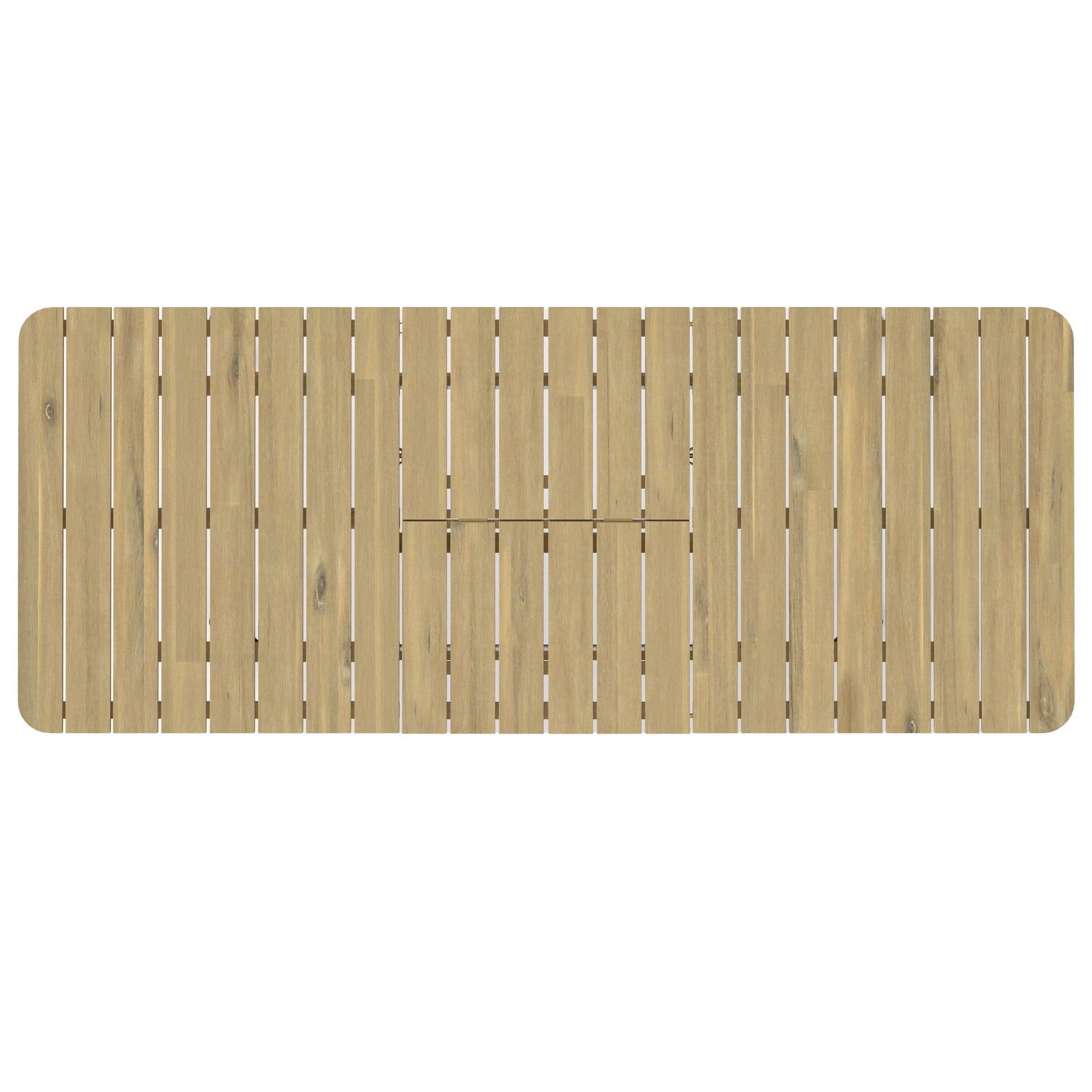 Beachside - Outdoor Extendable Dining Table - Light Teak Simpli-Home