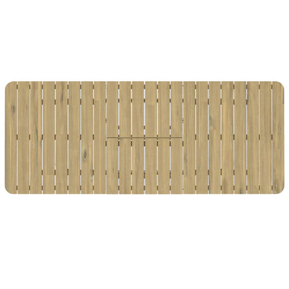 Beachside - Outdoor Extendable Dining Table - Light Teak Simpli-Home
