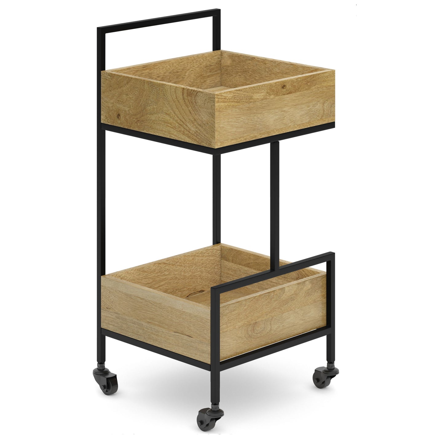 Hobbs - Bar Cart - Natural Simpli-Home