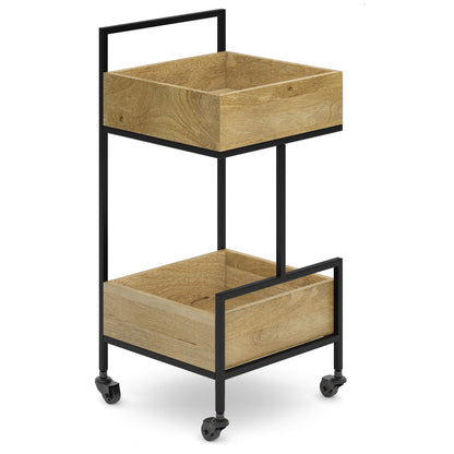 Hobbs - Bar Cart - Natural Simpli-Home