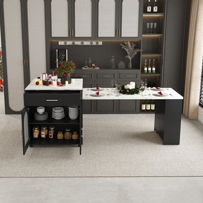 Expandable Kitchen Island With Power Outlet Home Essentials