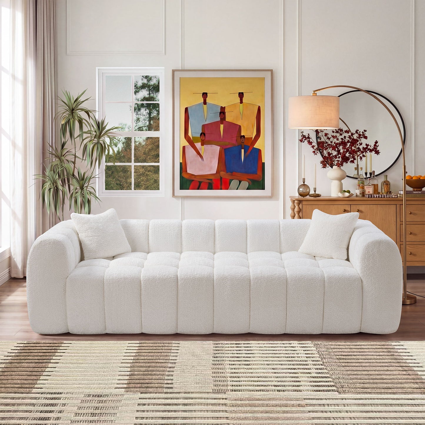 Marshmallow Cloud Compressed Sofa Oversized With 2 Cushions Home Essentials