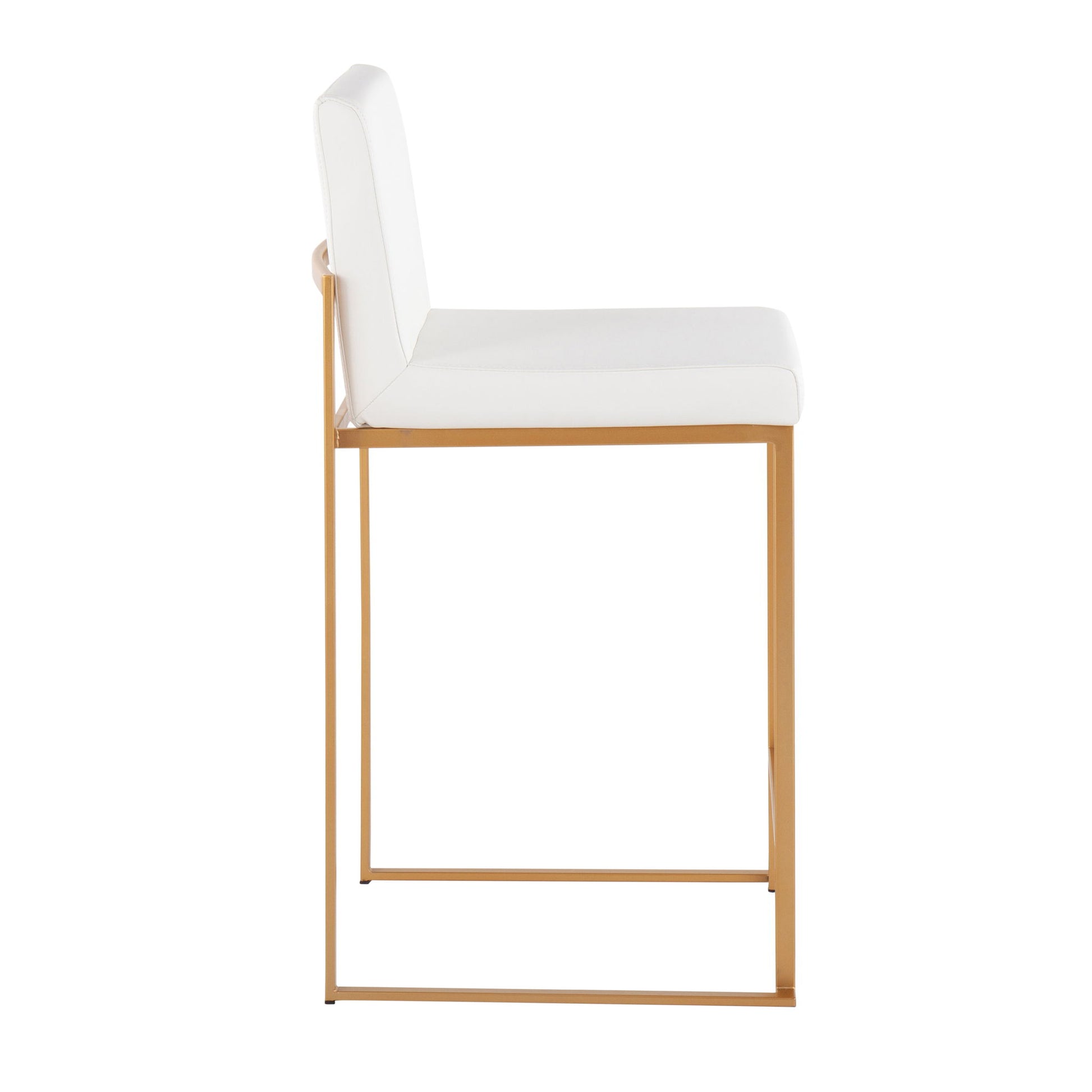 Fuji - Contemporary High Back Stylish Counter Stool Lumi Source