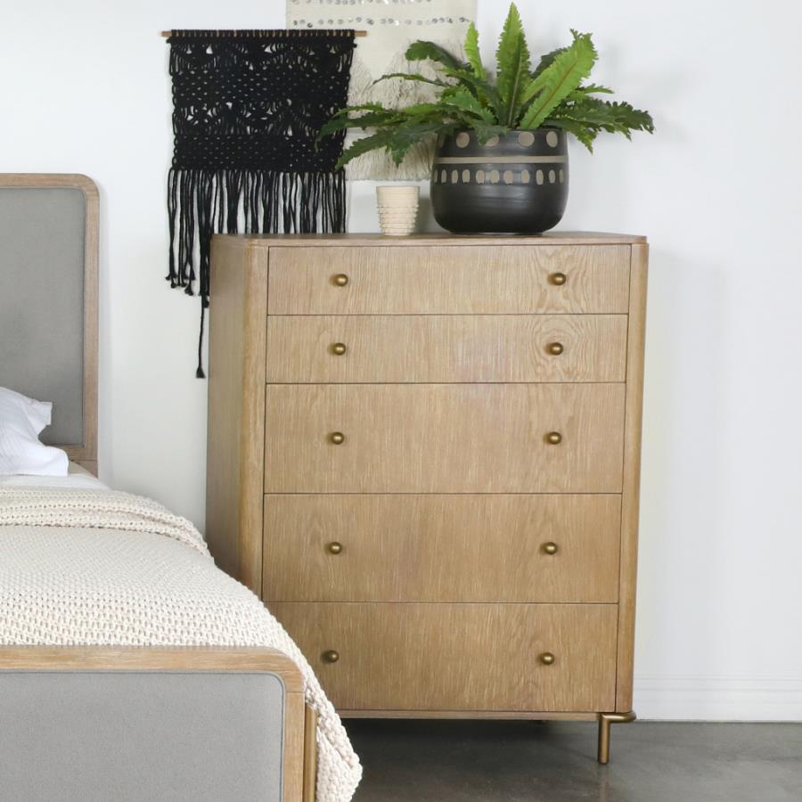 Arini - 5-Drawer Bedroom Chest CoasterElevations