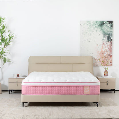 12" Hybrid Mattress With Individual Pocket Spring, Comortable Memory Foam Home Essentials