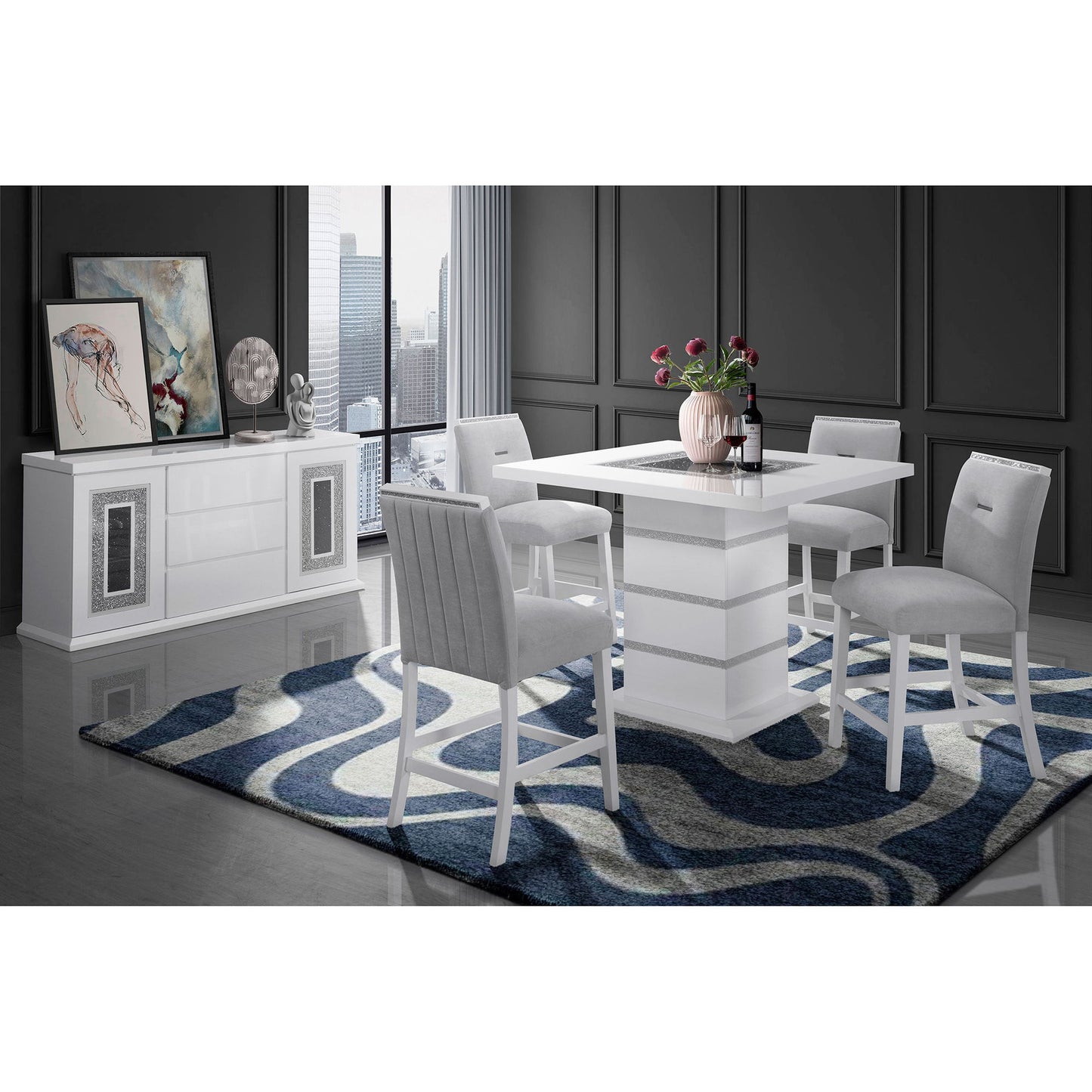 Ariya - Bar Stools (Set of 2) Global Furniture USA