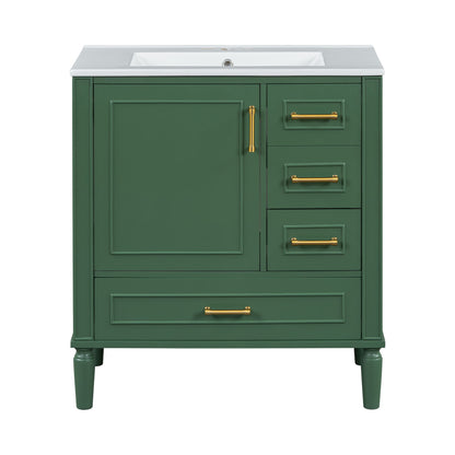 Traditional Bathroom Vanity Set With Soft Close Doors Hearth and Haven