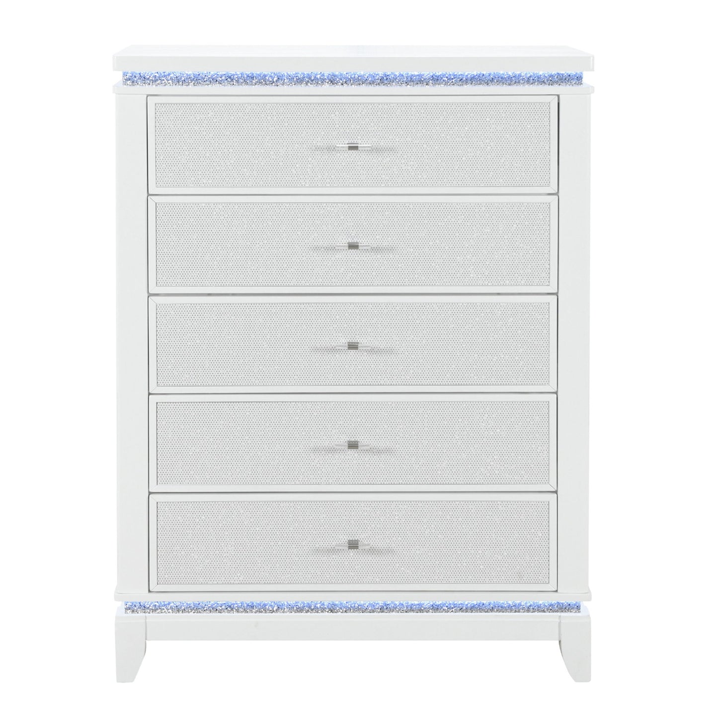 Adalid - Chest With LED Lighting - White Global Furniture USA