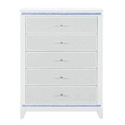 Adalid - Chest With LED Lighting - White Global Furniture USA