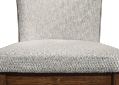 Salerno - Side Chair (Set of 2) - Gray / Brown Crown Mark
