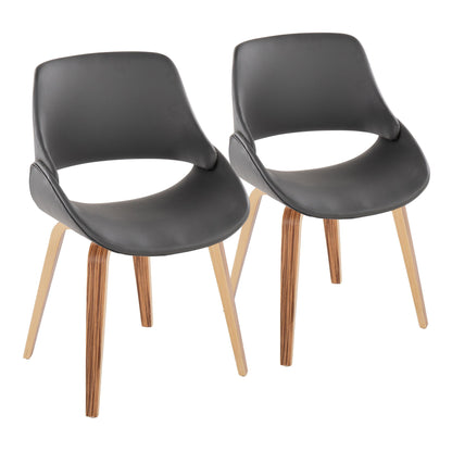 Fabrico - Mid Century, Modern Dining Chair (Set of 2) Lumi Source