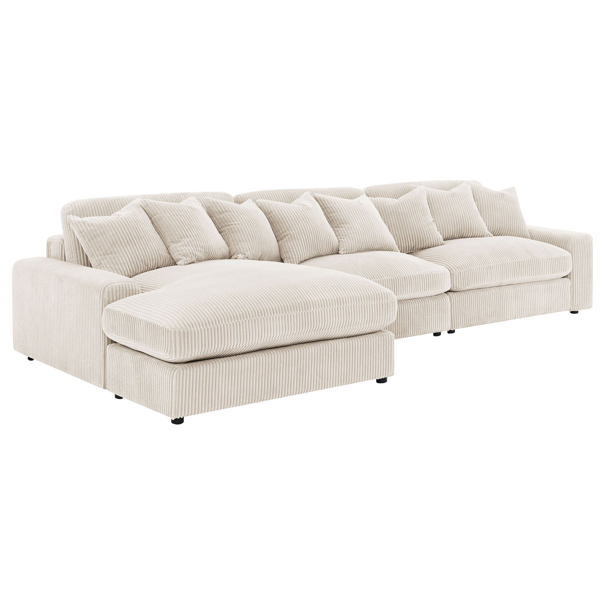 Cassidy - Upholstered Sectional Sofa With Reversible Cushions Furniture Max