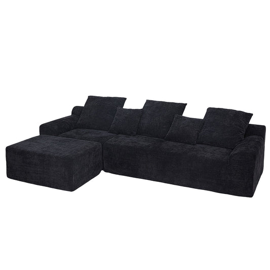 Modern L Shaped Sectional Sofa With Adjustable Configurations - Snoozhouse
