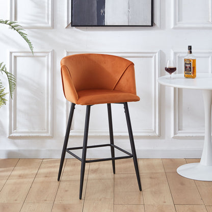 Counter Height Bar Stool Metal Legs (Set of 2) Home Essentials