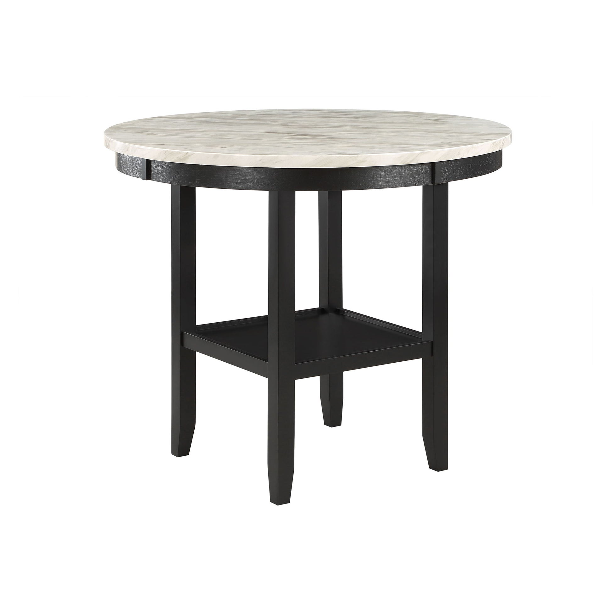 Greta - Bar Table And Bar Stool Set - Antique White Global Furniture USA