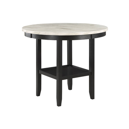 Greta - Bar Table And Bar Stool Set - Antique White Global Furniture USA