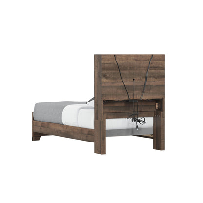 Plinz - Bookcase Bed Emerald Home