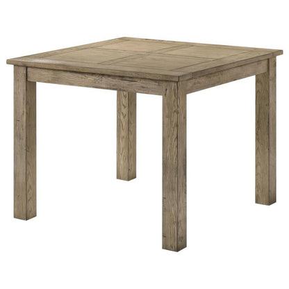 Cardova - Square Counter Height Dining Table - Vineyard Oak Coaster Fine Furniture