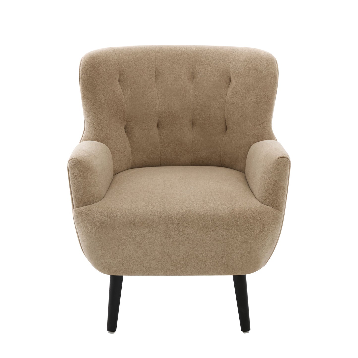 Armchair With Round Arm - Brown Noble House