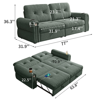 Cloud Like Convertible Sofa Bed With For Living Room Home Essentials