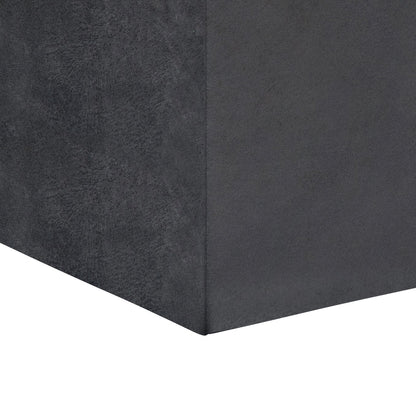 Rockwood - Upholstered Cube Storage Ottoman With Tray Simpli-Home