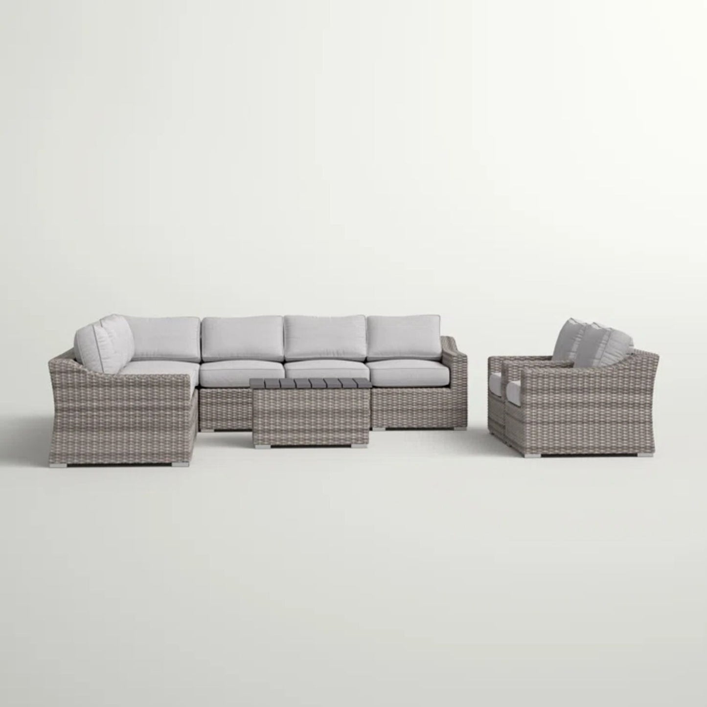 Stylish Sofa Seating Group With Cushions Perfect For Outdoor Gatherings LSI Patio Furniture