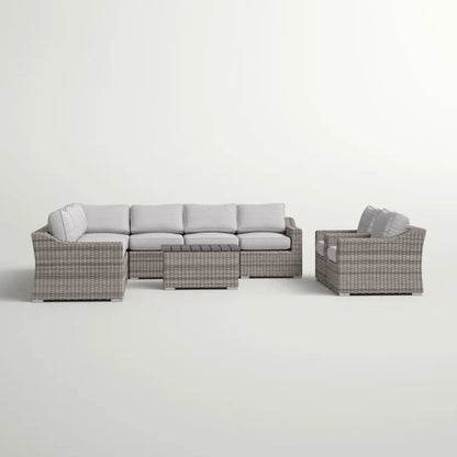 Stylish Sofa Seating Group With Cushions Perfect For Outdoor Gatherings LSI Patio Furniture