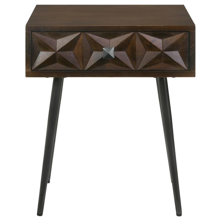 Ezra - 1-Drawer Rectangular Accent Side Table CoasterEveryday