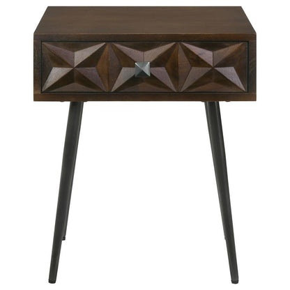 Ezra - 1-Drawer Rectangular Accent Side Table CoasterEveryday