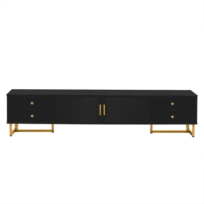 Modern TV Stand With Storage For Living Room Hearth and Haven