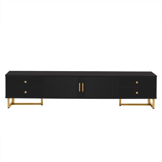 Modern TV Stand With Storage For Living Room Hearth and Haven