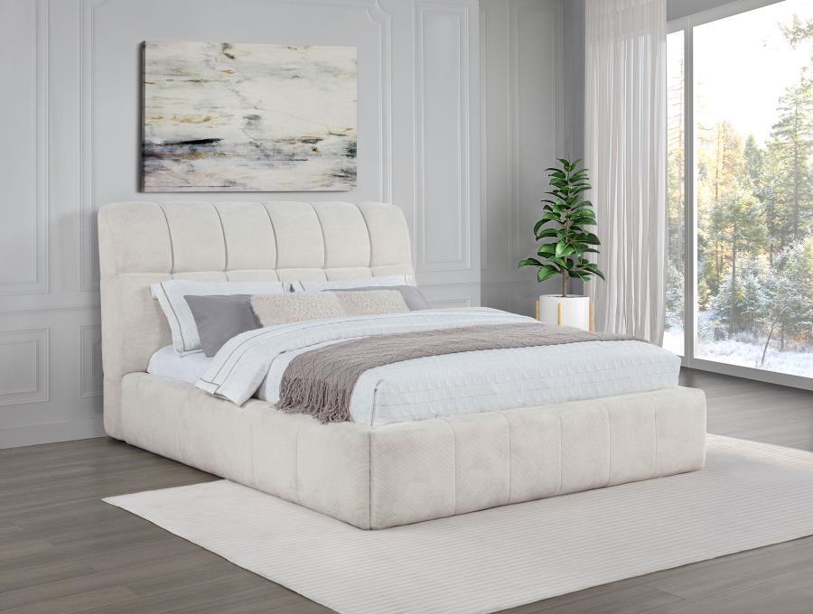 Nollet - Upholstered Platform Bed Coaster Fine Furniture