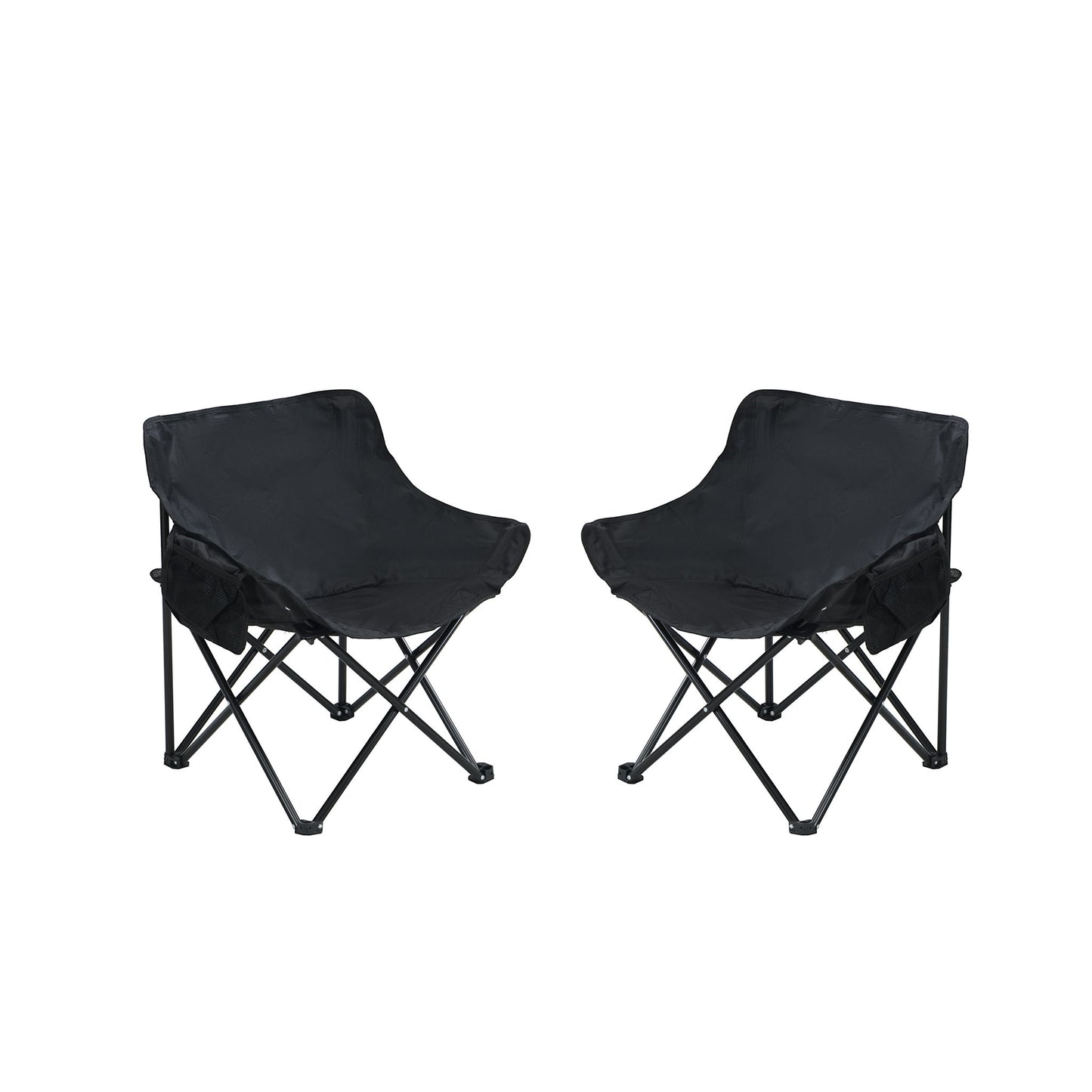Portable Folding Camping Chairs With Carry Bag (Set of 2) Home Essentials