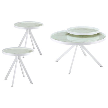 Briggs - Round Coffee And End Table Set Coaster Fine Furniture