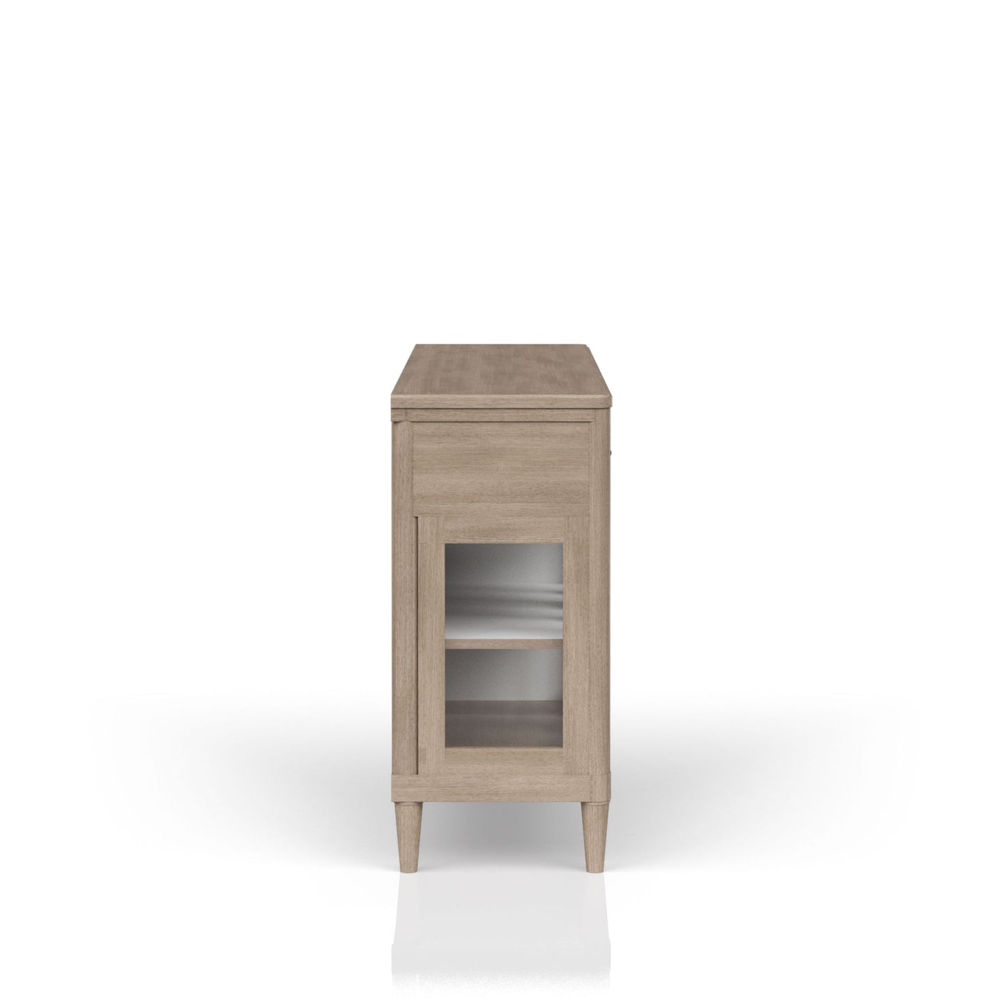 Power Ready - Buffet With Glass Cabinet Doors - Sand Bernards Furniture