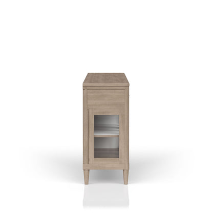 Power Ready - Buffet With Glass Cabinet Doors - Sand Bernards Furniture