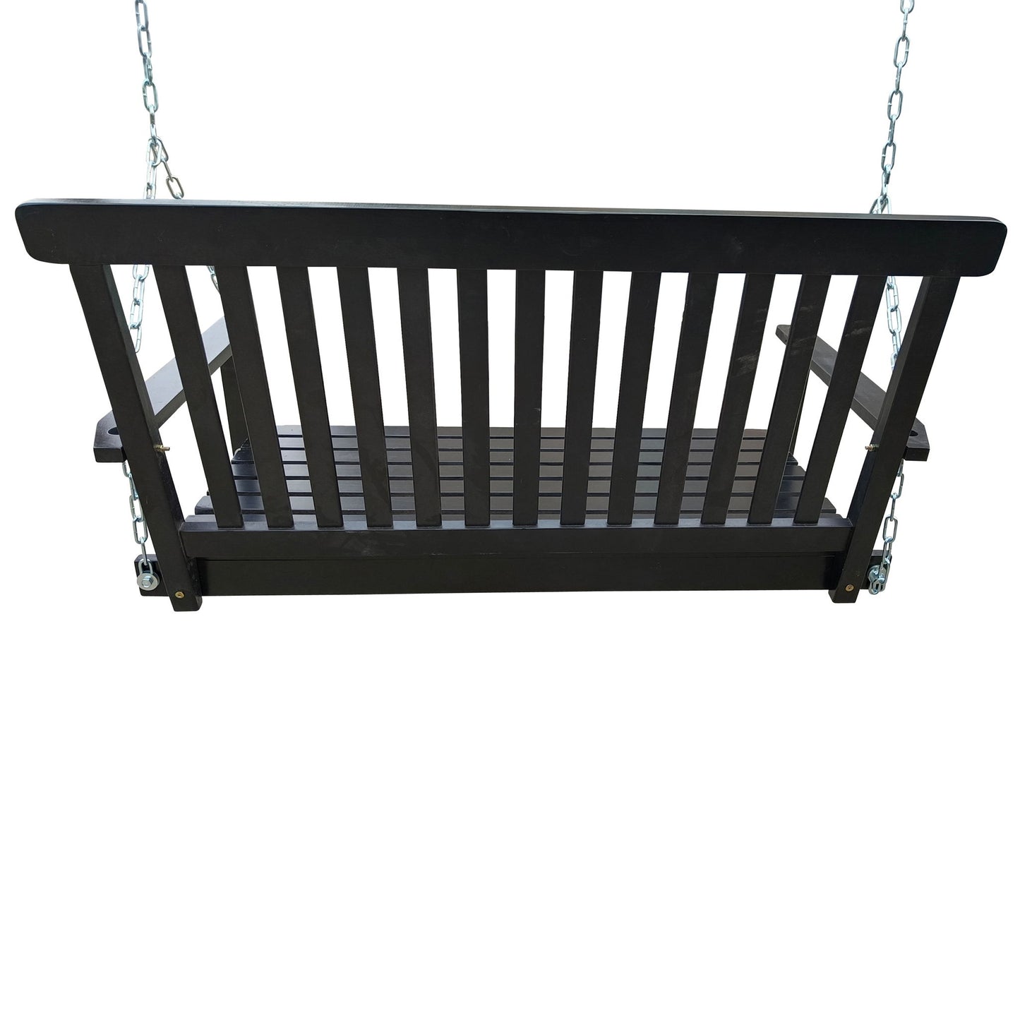 Front Porch Swing With Armrests For Outdoor Patio, Garden Yard, Backyard Or Sunroom Home Essentials