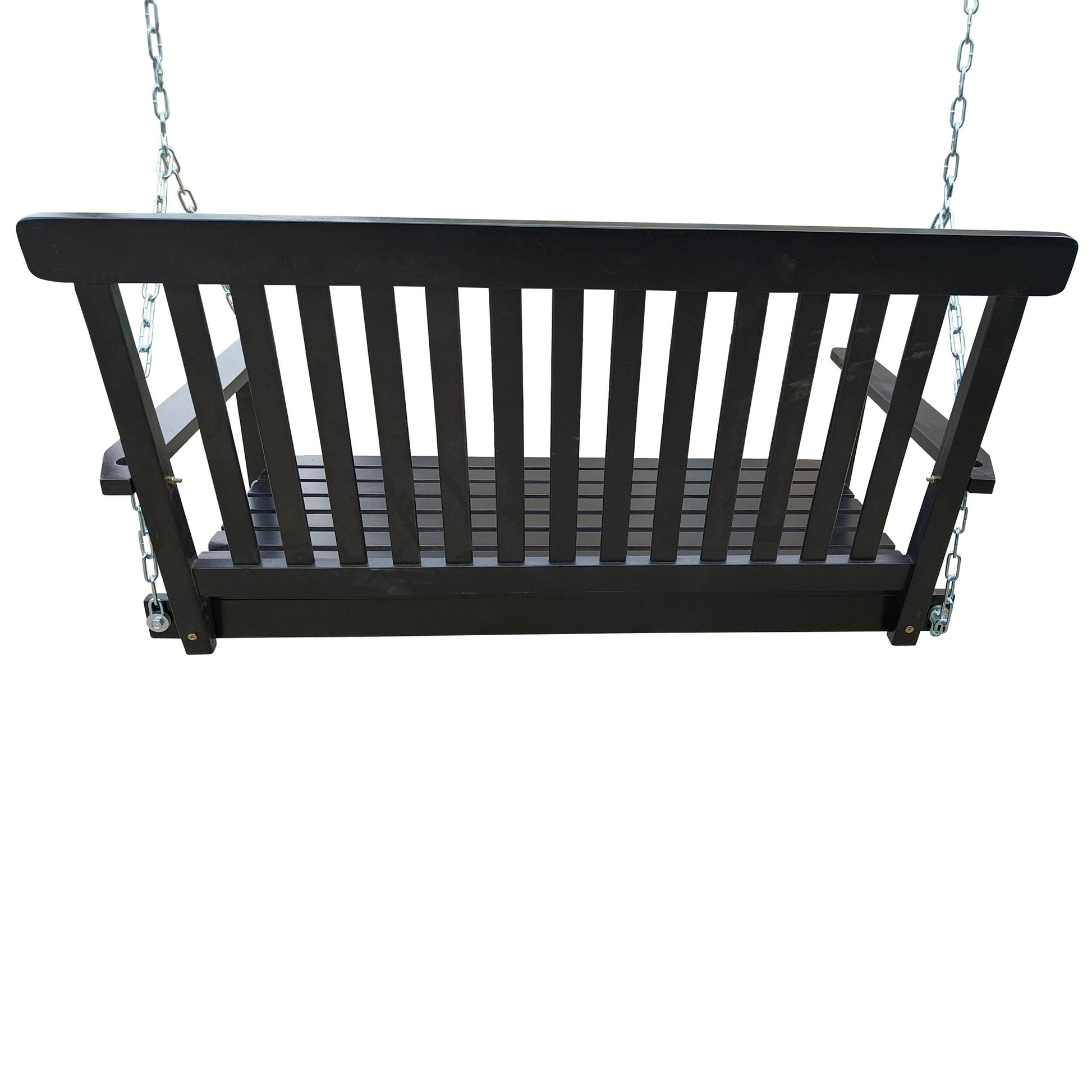 Front Porch Swing With Armrests For Outdoor Patio, Garden Yard, Backyard Or Sunroom Home Essentials