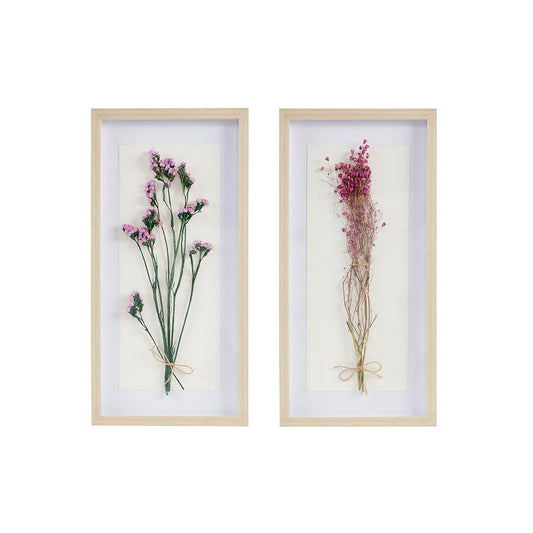 Avant Garden - Floral Natural Shadowbox (Set of 2) - Multi - Snoozhouse
