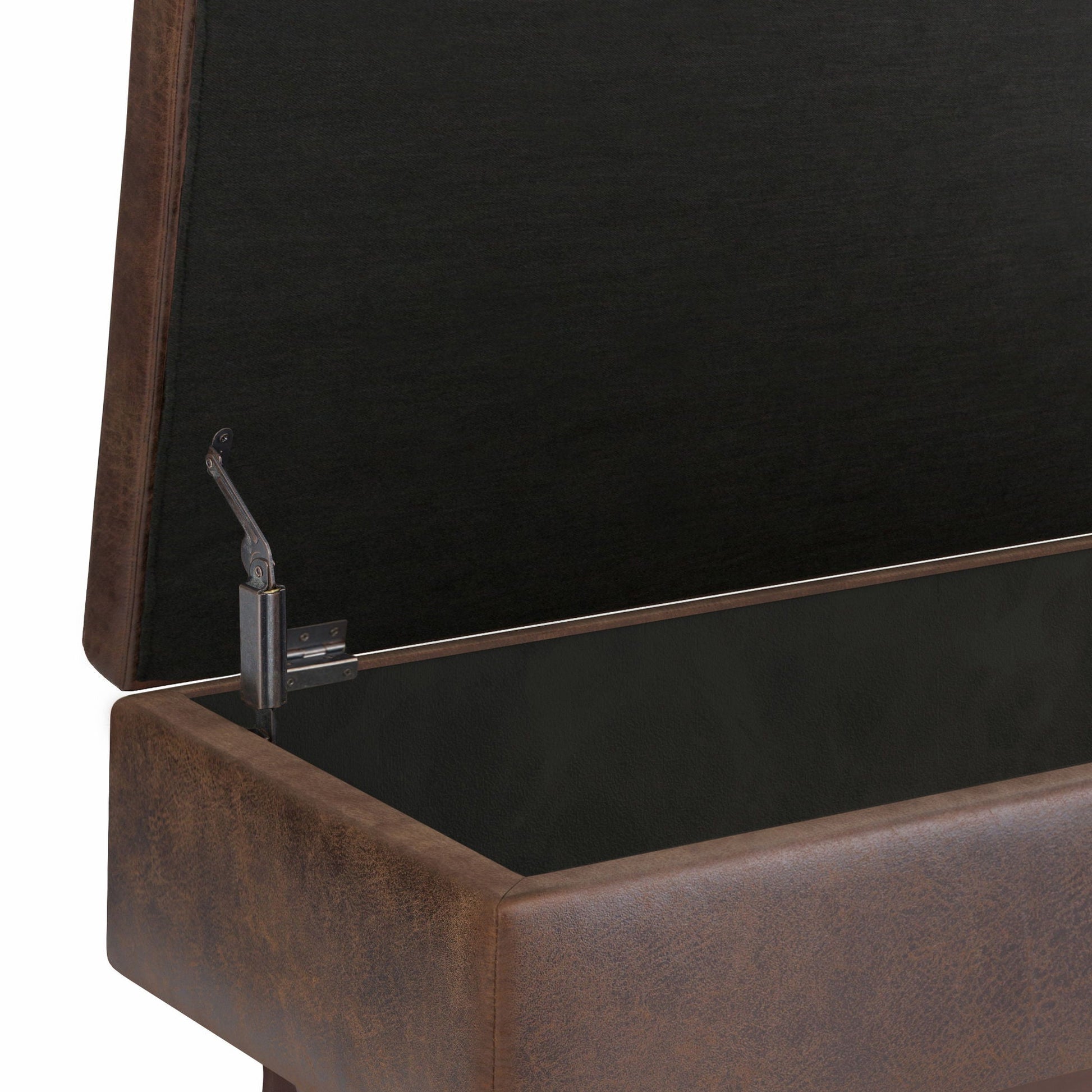 Owen - Upholstered Rectangular Storage Ottoman Simpli-Home