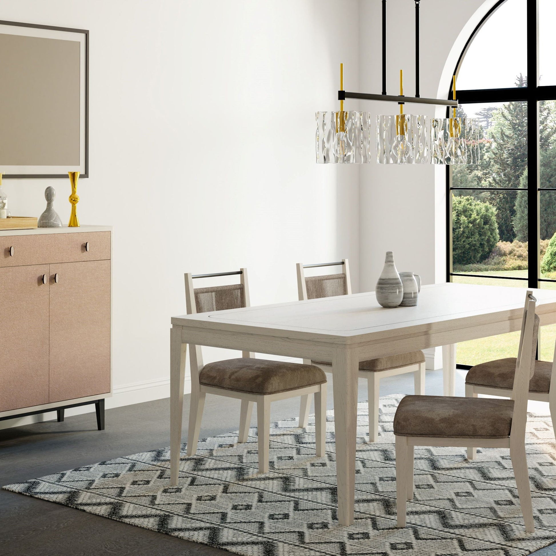 Rope Back Chair - Beige / Carmel Bernards Furniture