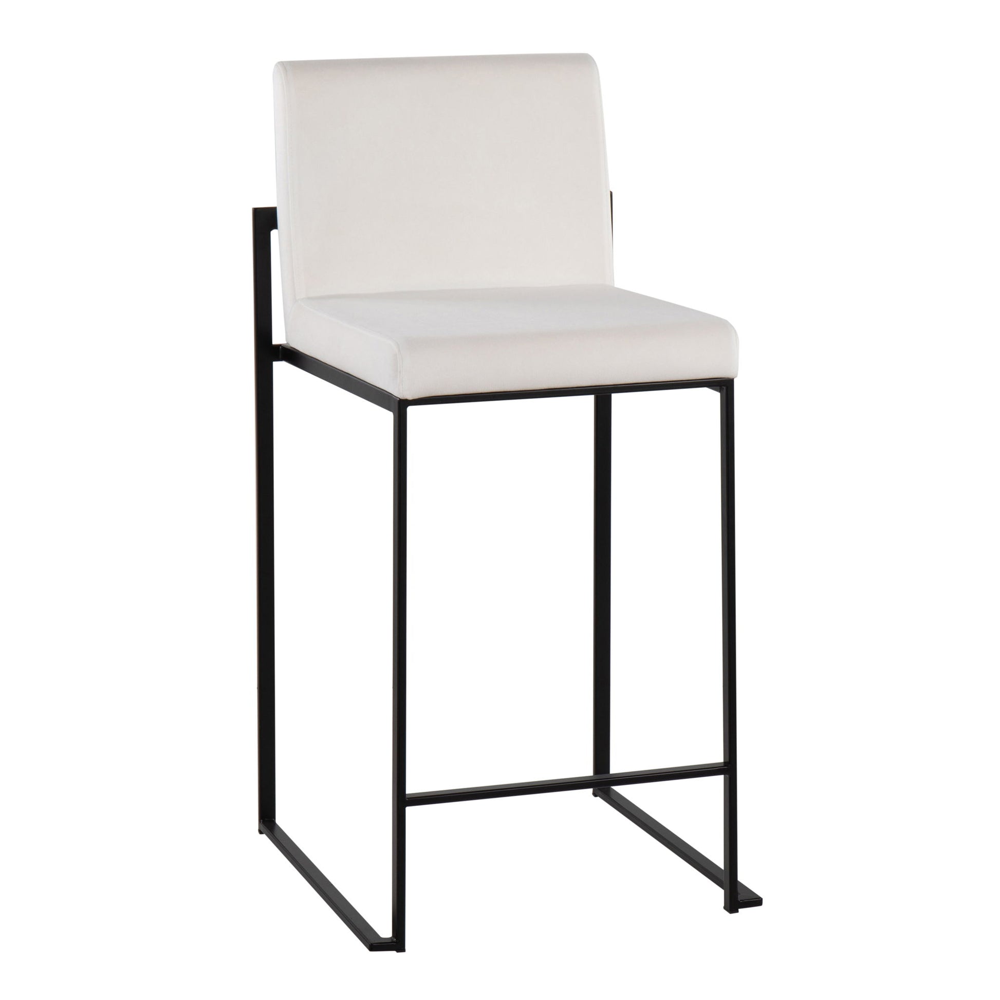 Fuji - Contemporary Modern Elegance, High Back Counter Stool Lumi Source