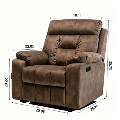 Electric Lift Chair With Heating And Massage, 180° Recline - Brown Home Essentials